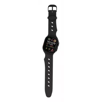 Decoded Silicone Ares Splice Band - silikona siksniņa Apple Watch 44/46/49 mm (melna)