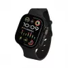 Decoded Silicone Ares Splice Band - silikona siksniņa Apple Watch 44/46/49 mm (melna)