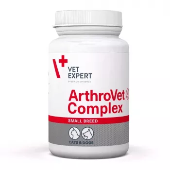 VETEXPERT ArthroVet Collagen Small breed - uztura bagātinātāji suņiem un kaķiem - 60 tabletes