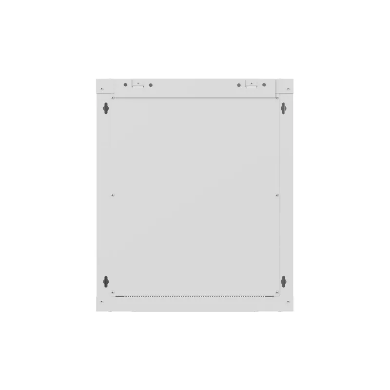 Sienas stiprinājuma rack skapis 19 collas 12U 540x350 pelēks stikla durvis (plakans iepakojums)
