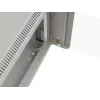 Sienas stiprinājuma rack skapis 19 collas 12U 540x350 pelēks stikla durvis (plakans iepakojums)