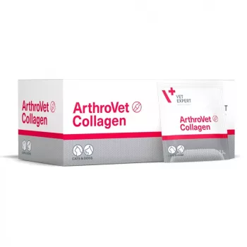 VETEXPERT ArthroVet Collagen - uztura bagātinātājs suņiem un kaķiem - 60 paciņas