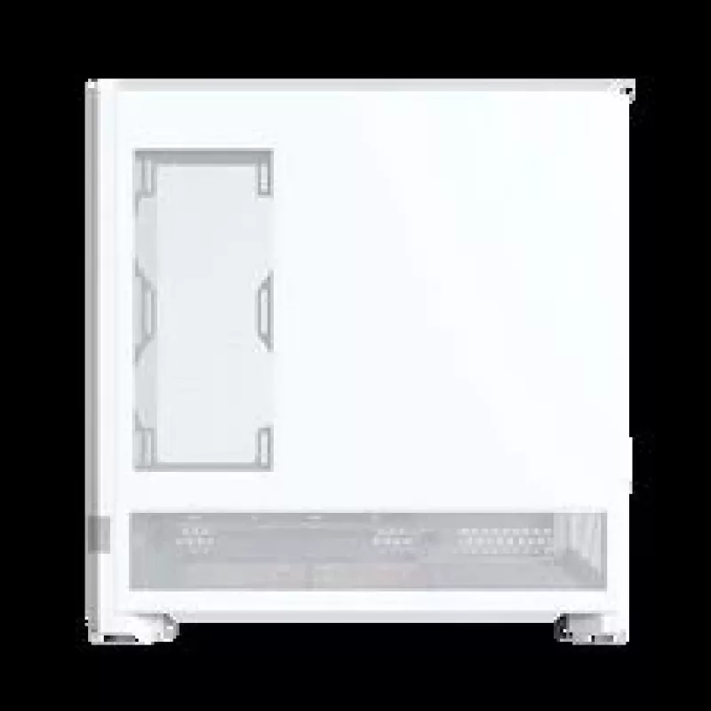Montech Sky 3 PC korpuss, Midi-Tower, ATX, ARGB, Rūdīts stikls - Balts