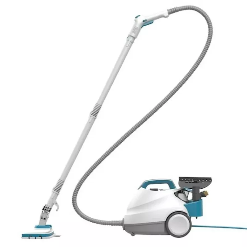 Black & Decker BHSMP2314-QS tvaika tīrītājs Cilindrisks tvaika tīrītājs 1.2 L 2300 W Zils, Balts