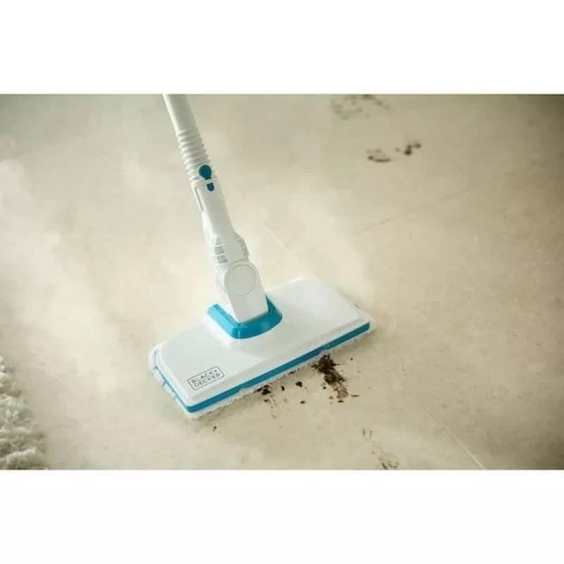 Black & Decker BHSMP2314-QS tvaika tīrītājs Cilindrisks tvaika tīrītājs 1.2 L 2300 W Zils, Balts