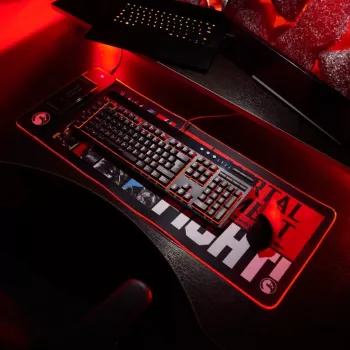 Numskull peļu paliktnis Mortal Kombat + bezvadu uzlāde 30x80cm