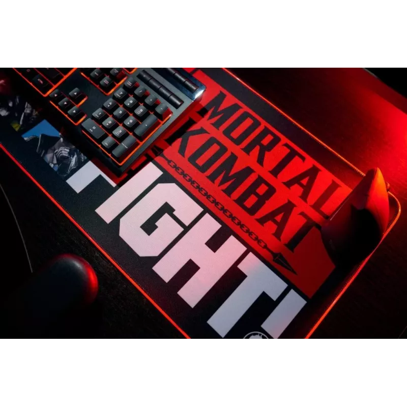 Numskull peļu paliktnis Mortal Kombat + bezvadu uzlāde 30x80cm