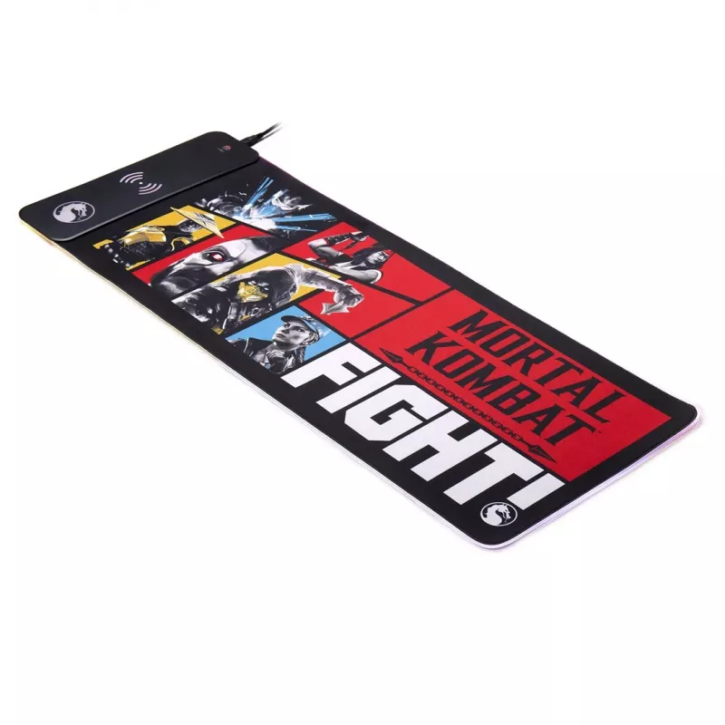 Numskull peļu paliktnis Mortal Kombat + bezvadu uzlāde 30x80cm