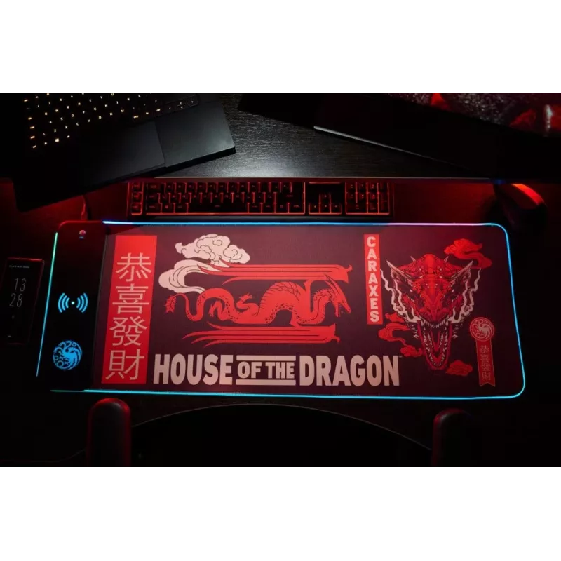 Numskull peles paliktnis House of Dragons + bezvadu uzlāde 30x80cm