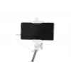 Selfie stick Monopod wired balta