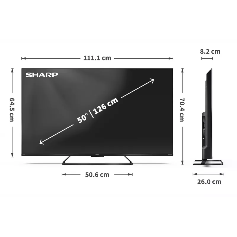 TV QLED 50 collas 50HR8465E