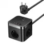 Baseus PowerCombo Universal pagarinātājs iekštelpām melns
