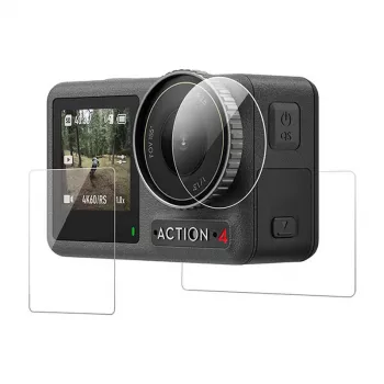 Ekrāna aizsargplēve TELESIN DJI Osmo Action 4/3 kamerām
