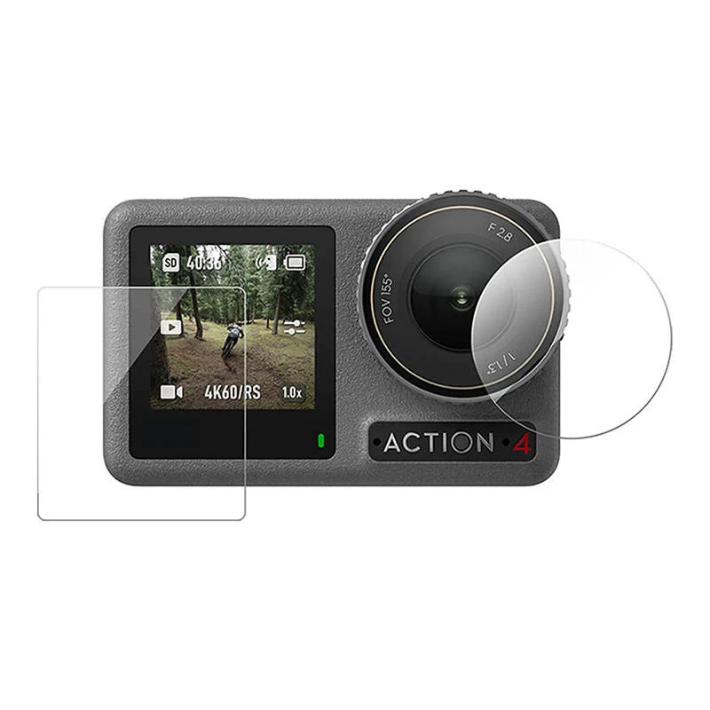 Ekrāna aizsargplēve TELESIN DJI Osmo Action 4/3 kamerām