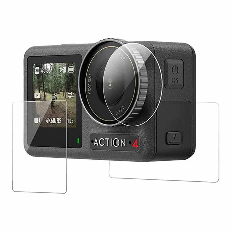 Ekrāna aizsargplēve TELESIN DJI Osmo Action 4/3 kamerām