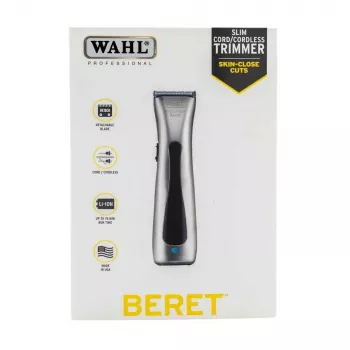 Wahl 08841-66 ProLithium Beret profesionālais matu trimmeris - sudraba/melns