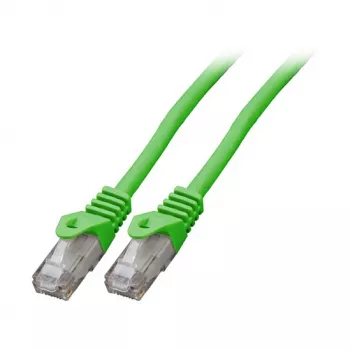 EFB RJ45 komutācijas kabelis Cat.5e U/UTP LSZH CCA AWG24/7 zaļš 15m