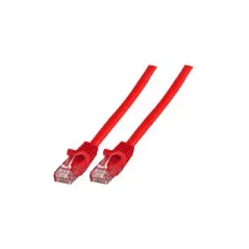EFB RJ45 ielāpu vads Cat.5e U/UTP LSZH CCA AWG24/7 sarkans 7,5m