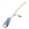 EFB RJ45 komutācijas kabelis Cat.6A S/FTP LSZH BC AWG26 bloķējams balts 0,5m