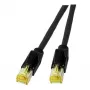 EFB RJ45 komutācijas kabelis Cat.6A S/FTP LSZH Draka UC900 TM31 melns 50m