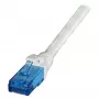 EFB RJ45 komutācijas kabelis Cat.6A U/UTP LSZH Premium 500MHz pelēks 0,25m