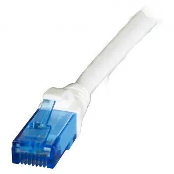 EFB RJ45 komutācijas kabelis Cat.6A U/UTP LSZH Premium 500MHz balts 15m