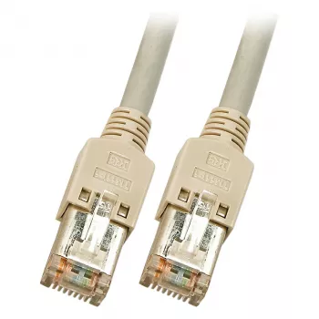 EFB RJ45 savienotājkabelis Cat.5e F/UTP LSZH Draka UC300 TM11 pelēks 0,25m