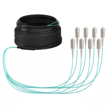 EFB Trunk kabelis U-DQ(ZN)BH OM3 8G (1x8) SC-SC 40m Dca LSZH