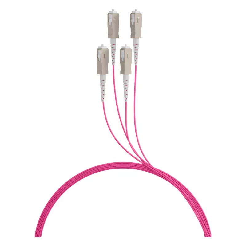 EFB Trunk kabelis U-DQ(ZN)BH OM4 4G (1x4) SC-SC 100m Dca LSZH
