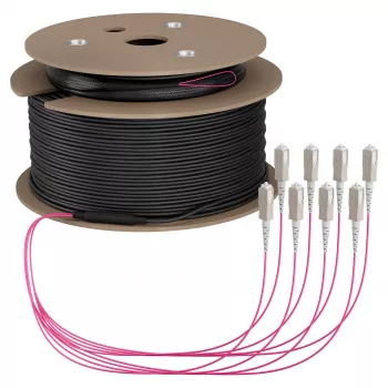 EFB Trunk kabelis U-DQ(ZN)BH OM4 8G (1x8) SC-SC 170m Dca LSZH