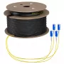 EFB Trunk kabelis U-DQ(ZN)BH OS2 4E (1x4) SC-SC 140m Dca LSZH G657A1