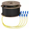 EFB Trunk kabelis U-DQ(ZN)BH OS2 8E (1x8) LC-LC 180m Dca LSZH G657A1
