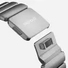 NOMAD Stratos Band - titāna aproce Apple Watch 49mm ar FKM (dabīgais titāns, melns FKM)