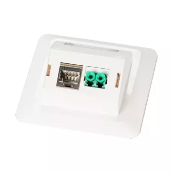 EFB Multifunktions-Rahmenset mit 1-und 2-Port Adapter Keystone Format(HDMI,USB,