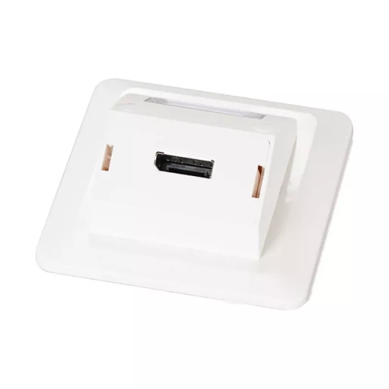 EFB Multifunktions-Rahmenset mit 1-und 2-Port Adapter Keystone Format(HDMI,USB,