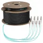 EFB Trunk kabelis U-DQ(ZN)BH OM3 8G (1x8) LC-LC 170m Dca LSZH