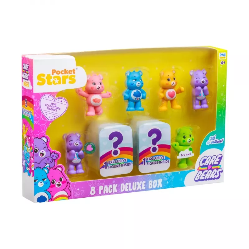 Care Bears S1 figūras - 8 gab. luksusa kaste (sortiments)