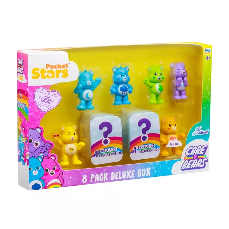 Care Bears S1 figūras - 8 gab. luksusa kaste (sortiments)