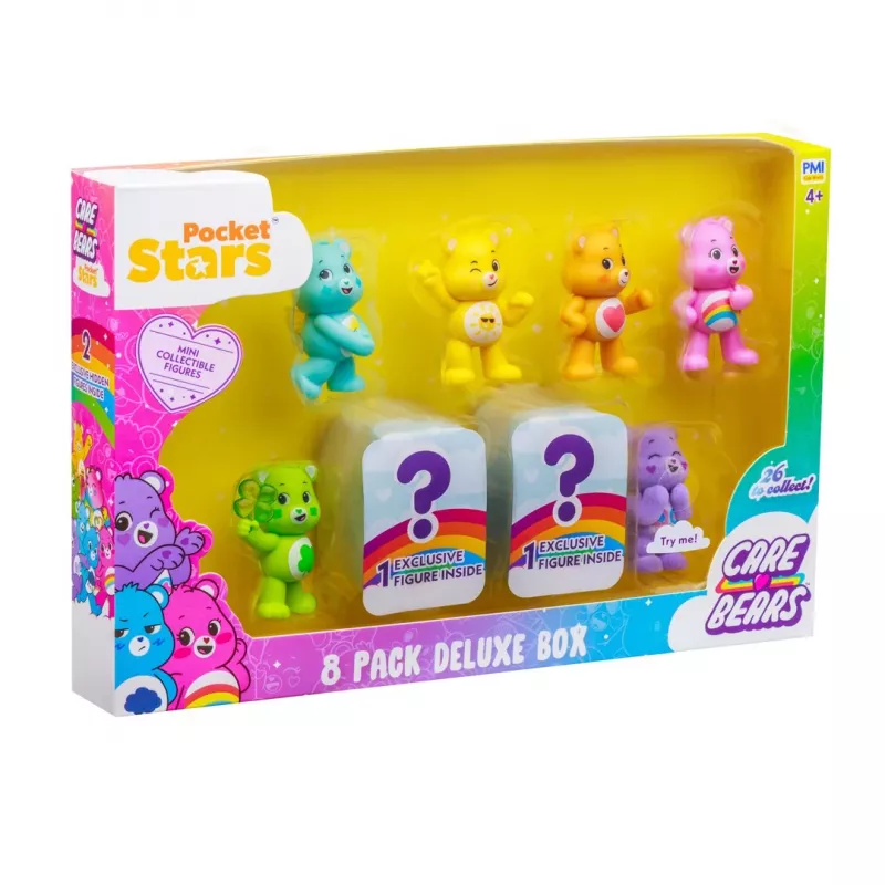 Care Bears S1 figūras - 8 gab. luksusa kaste (sortiments)