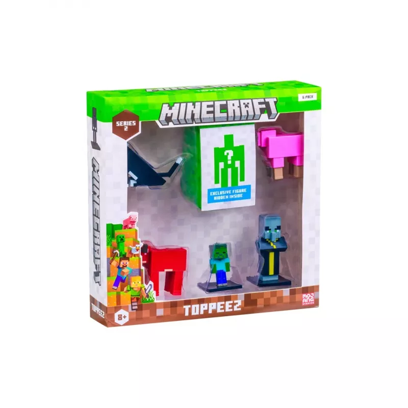 Minecraft S2 Figūras - 6 gab. Luksusa Kaste (Asorti)