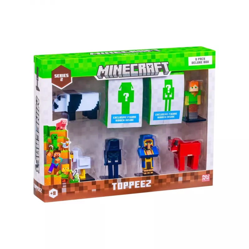 Minecraft S2 Figūras - 8 gab. luksusa komplekts (sortiments)