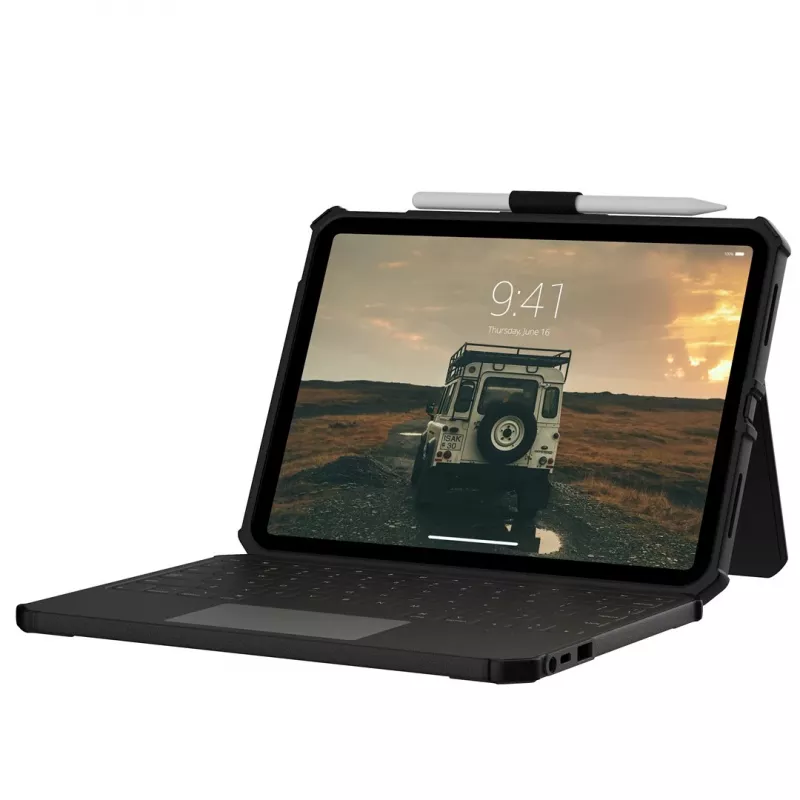 UAG USB-C Keyboard - obudowa ochronna z klawiaturą do iPad 10.9 10 gen. / 11 (A16) z uchwytem do Apple Pencil (black/gray)