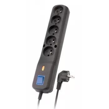 Pārsprieguma aizsargs LF-530WA, 3L EMI/RFI, 3,0 m, melns