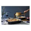 Staub taisnstūra trauks, keramika, tumši zils, 34x24x7,6