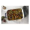 Staub taisnstūra trauks, keramika, tumši zils, 34x24x7,6