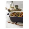 Staub taisnstūra trauks, keramika, tumši zils, 34x24x7,6