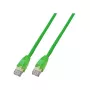 EFB-Elektronik RJ45 komutācijas kabelis Cat.6 U/UTP LSZH CCA zaļš 3m Ražotājs: EFB Elektronik (K8104GN.3)