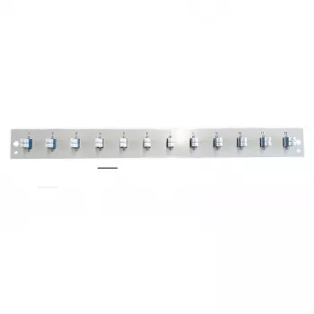 Priekšējā paneļa modulis EFB Elektronik SB-FP-S-12SC-S-OS2 — 12× LC dupleksie savienotāji, OS2, melns