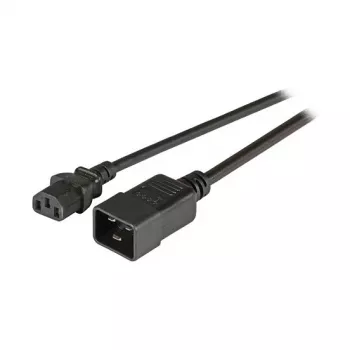 EFB-Elektronik IEC strāvas pagarinātāja kabelis C20 180° - C13 180°, melns, 1,8 m, 3 x 1,00 mm² Ražotājs: EFB Elektronik (EK531.1,8V2)