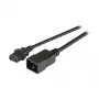 EFB-Elektronik IEC strāvas pagarinātāja kabelis C20 180° - C13 180°, melns, 1,8 m, 3 x 1,00 mm² Ražotājs: EFB Elektronik (EK531.1,8V2)